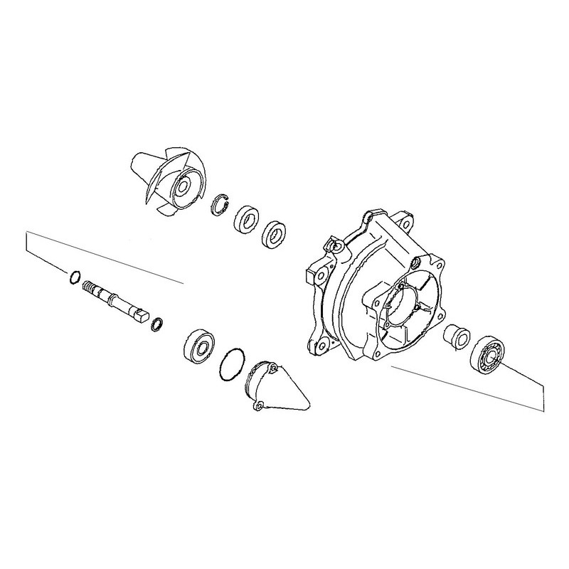 WSM Kawasaki 1100 Ultra 130 Turbine repair kit
