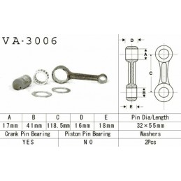 VESRAH Connecting Rod Kit - Suzuki