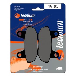 TECNIUM Street Organic Brake pads - MA61