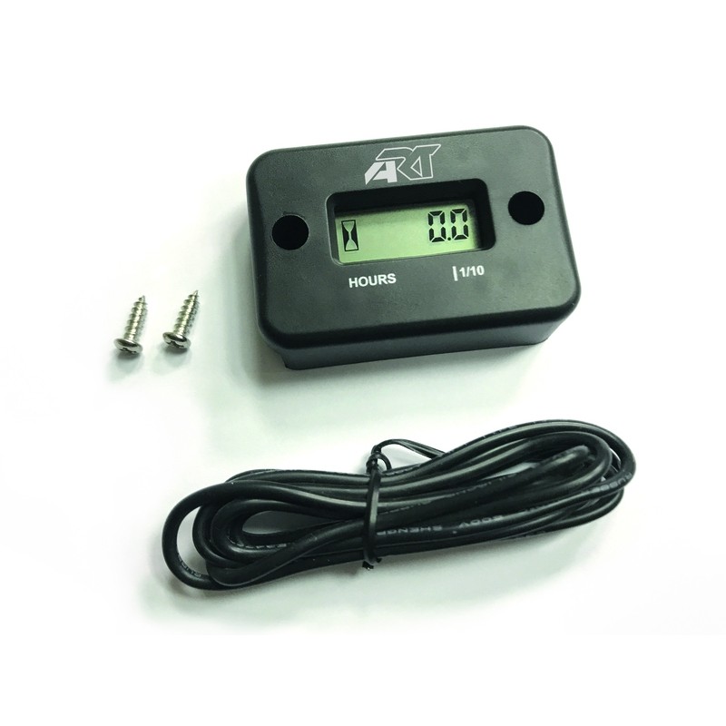 ART Hour Meter With Wire Black