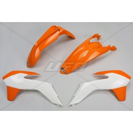 UFO Plastic Kit OEM Color (15-16) Orange/White KTM