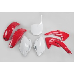 UFO Plastic Kit OEM Color Red/White Honda CRF150R/150F