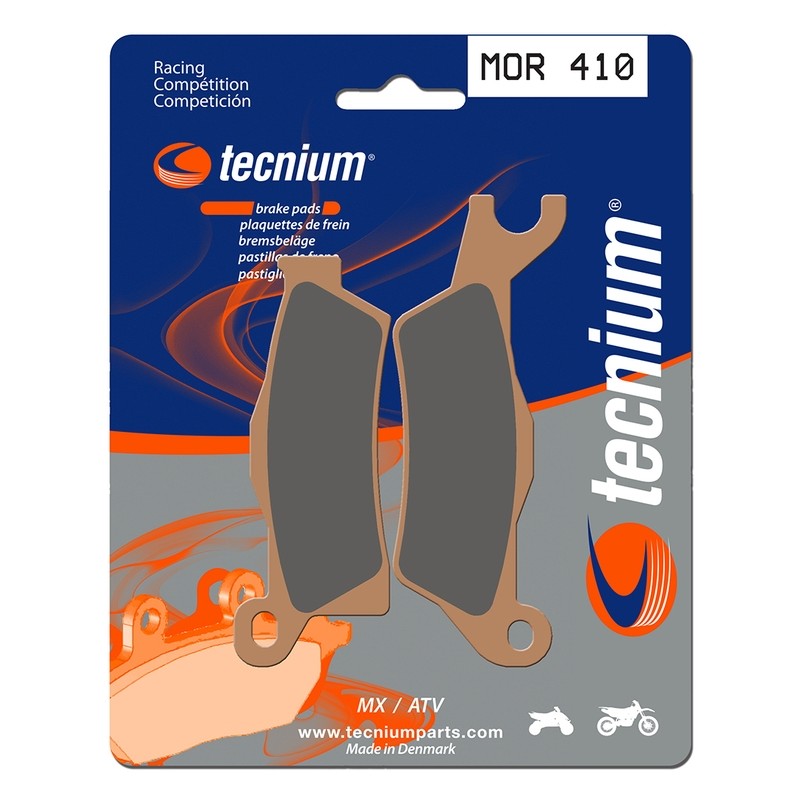 TECNIUM Racing MX/ATV Sintered Metal Brake pads - MOR410