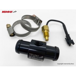 Koso water temperature sensor adapter for Ø18mm hose
