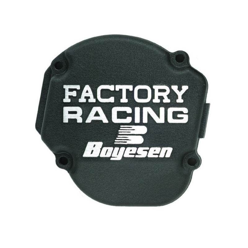 BOYESEN Factory Racing Ignition Cover Black - Kawasaki KX250 (90-04)