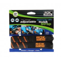ROK Stretch Adjustable Strap Black/Orange