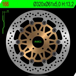 NG BRAKES Floating brake disc - 166