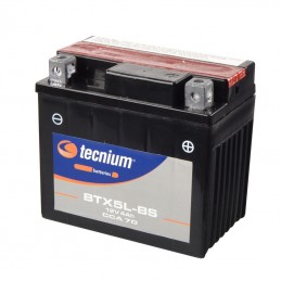 TECNIUM Battery Maintenance Free with Acid Pack - BTX5L-BS