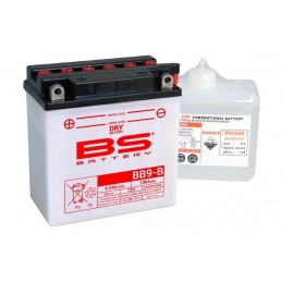 BS BATTERY Battery High performance with Acid Pack - BB9-B
