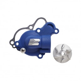 BOYESEN SuperCooler Water Pump Cover + Impeller Kit Blue - Yamaha YZ125X