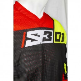 S3 Collection 01 Jersey - Black/Red Size L