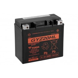 YUASA Battery Maintenance Free with Acid Pack - GYZ20HL